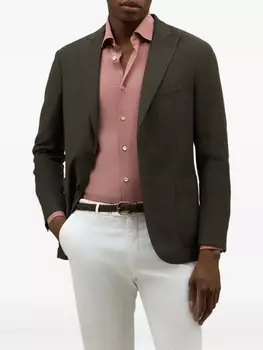 Пиджак на пуговицах Boglioli, зеленый