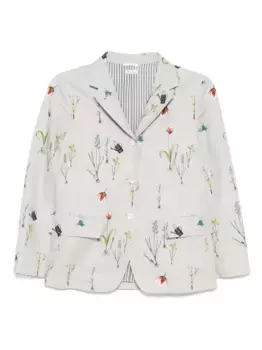 Пиджак на пуговицах THOM BROWNE, серый