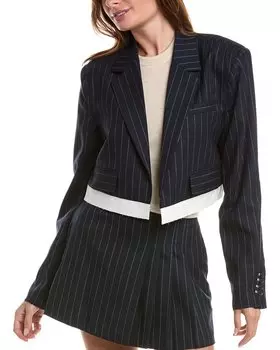 Пиджак Nicholas Delice из смесовой шерсти, темно-синий