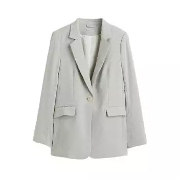 Пиджак однобортный H&amp;M Single-breasted Jacket, светло-зеленый