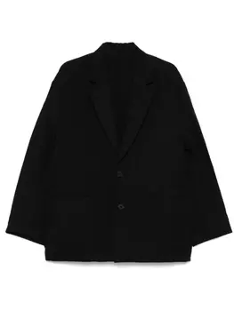 Пиджак однобортный из поплина STEIN, черный