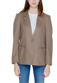 Пиджак ONLY классический, коричневый