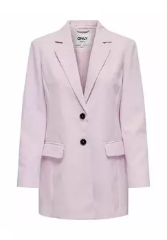 Пиджак ONLY LANGER, розовый тюль