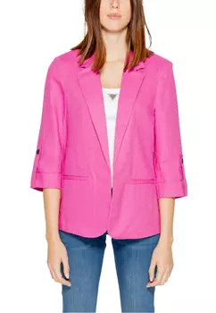 Пиджак ONLY с укороченными рукавами, розовый