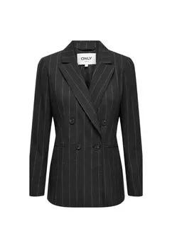 Пиджак ONLY в полоску, серый