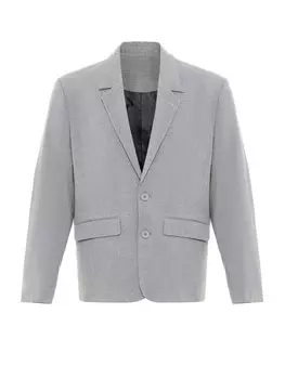 Пиджак от костюма комфортной посадки VAMOS CLO Zinnia, серый