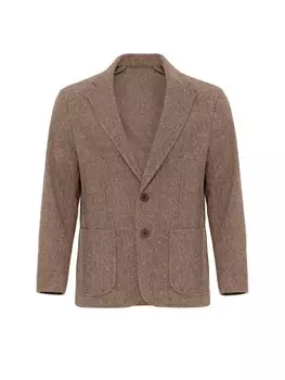 Пиджак от костюма обычного кроя Antioch Sergio, цвет Brown/Light brown