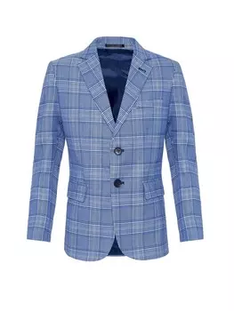 Пиджак от костюма обычного кроя Daniel Hills Met Strepdessin, синий