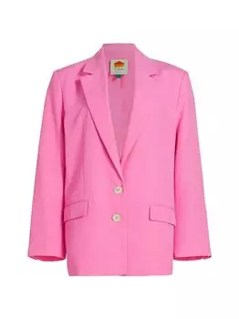 Пиджак оверсайз Farm Rio, розовый