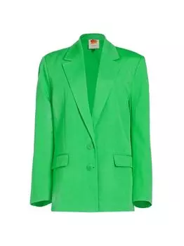 Пиджак оверсайз Farm Rio, зеленый