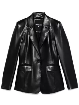 Пиджак Patrizia Pepe из искусственной кожи, черный