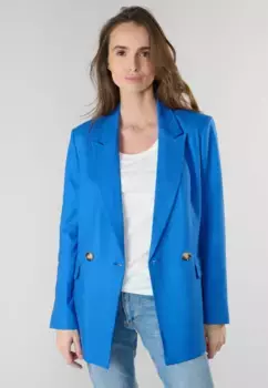 Пиджак-пиджак Le Temps Des Cerises "BEKY" модного дизайна, синий