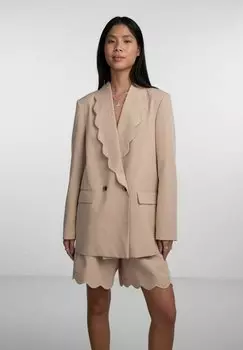 Пиджак Pieces, бежевый