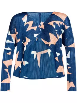 Пиджак Pleats Please Issey Miyake Lucid, синий
