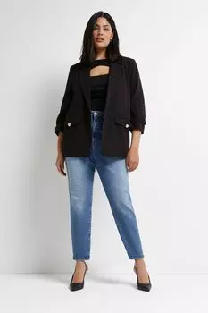 Пиджак плюс с карманами River Island, черный