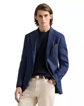 Пиджак Polo Tailored Rope Stripe Suit Polo Ralph Lauren, синий