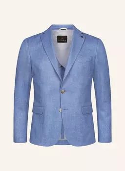 Пиджак приталенного кроя из трикотажа Dinick Zuitable, синий