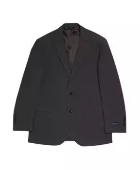 Пиджак приталенного кроя Milano саржа 2 пуговицы Brooks Brothers, серый