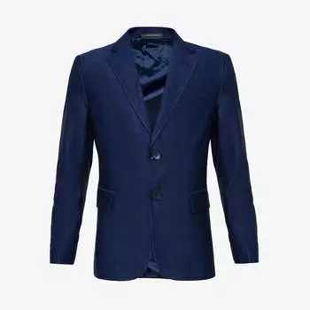 Пиджак приталенный Daniel Hills Met Streepdessin, темно-синий
