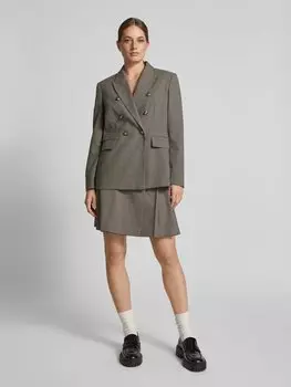 Пиджак прямого кроя с карманами с клапанами Jake*s Collection, черный