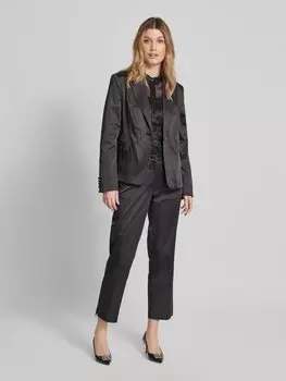 Пиджак прямого кроя с воротником-лацканами Milano Italy, черный