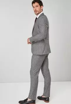 Пиджак REGULAR FIT DONEGAL WOOL Next, серый