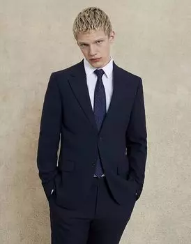 Пиджак River Island slim в темно-синем цвете