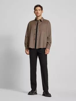 Пиджак-рубашка с воротником-стойкой модель «Риков» Drykorn, светло-коричневый