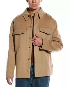 Пиджак-рубашка Vince Splittable Drape из смеси шерсти, цвет multi