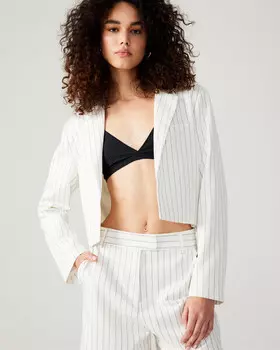 Пиджак Rupi Cropped Blazer Steve Madden, бежевый