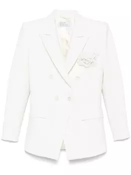 Пиджак с брошью Giuseppe Di Morabito, белый