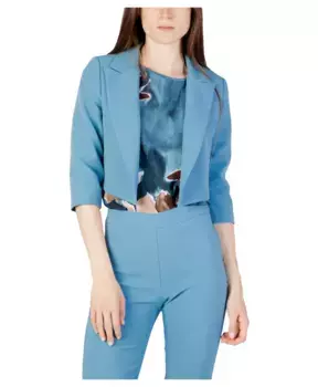 Пиджак с длинными рукавами и лацканами Rinascimento, синий