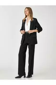 Пиджак с карманами Koton, черный