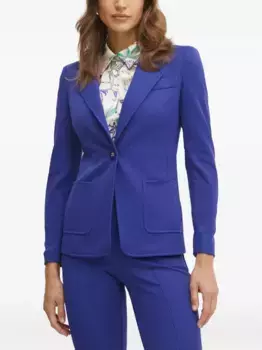 Пиджак с карманом на одной пуговице LUISA SPAGNOLI, синий