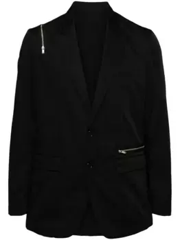 Пиджак с молниями Undercover, черный