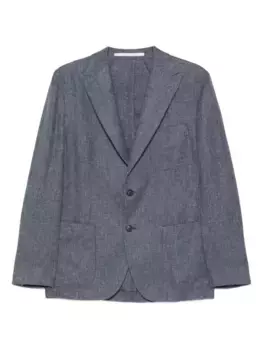 Пиджак с накладными карманами Eleventy, синий