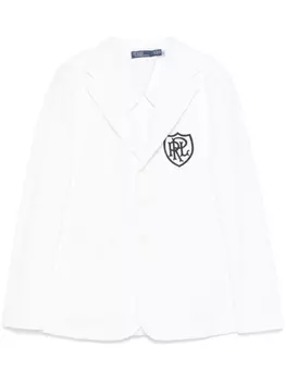 Пиджак с нашивкой-логотипом Polo Ralph Lauren, белый