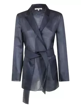 Пиджак с поясом Antonelli, синий