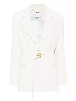 Пиджак с поясом Blugirl, белый