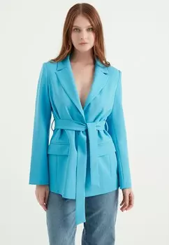 Пиджак с поясом Herita, синий