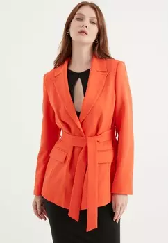 Пиджак с поясом Mangosteen, оранжевый