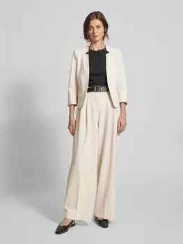 Пиджак с прорезными карманами comma, песочный