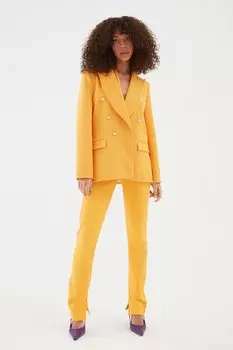 Пиджак с пуговицами Оранжевый QUZU