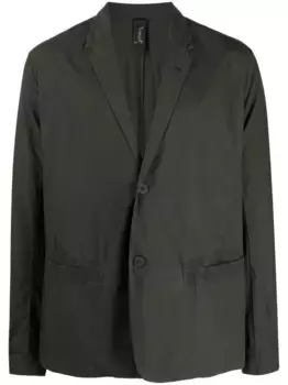Пиджак с узкими лацканами Transit, зеленый
