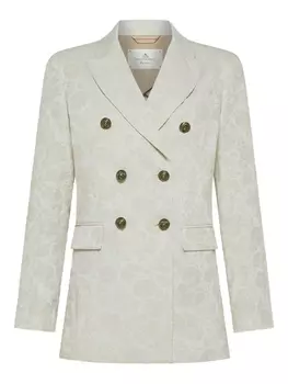 Пиджак с узорчатым жаккардом Peuterey, нейтральный