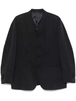 Пиджак с воротником-стойкой Giorgio Armani, синий