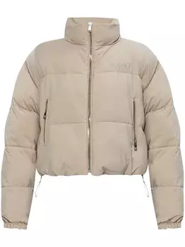 Пиджак с вышитым логотипом Versace, нейтральный