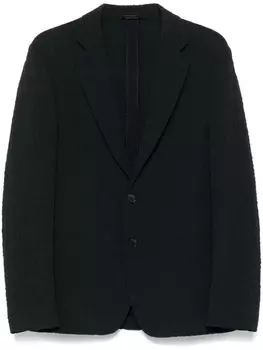 Пиджак с жатым эффектом Giorgio Armani, синий