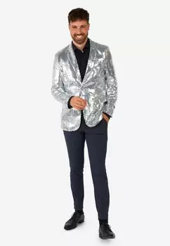 Пиджак SEQUINS Suitmeister, серебристый