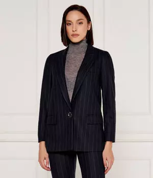 Пиджак шерстяной Marella Regular Fit, синий